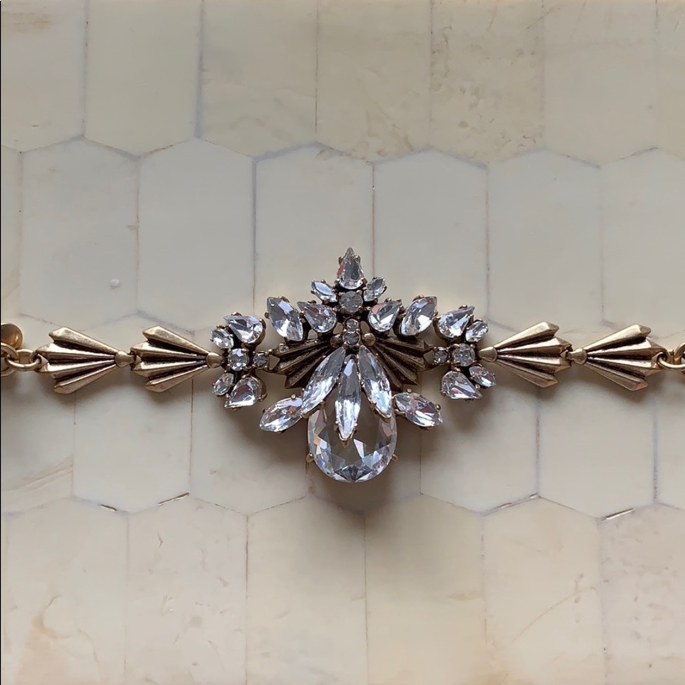 J. Crew fanned link bracelet